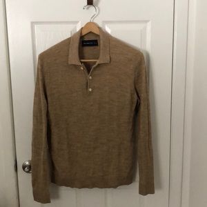 A&F long sleeve polo